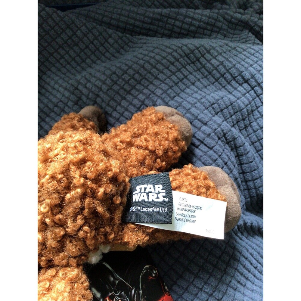Mattel Star Wars Wicket Ewok Plush Kids 8in Brown GXK23 Sherpa Stuffed Toy - Picture 6 of 8